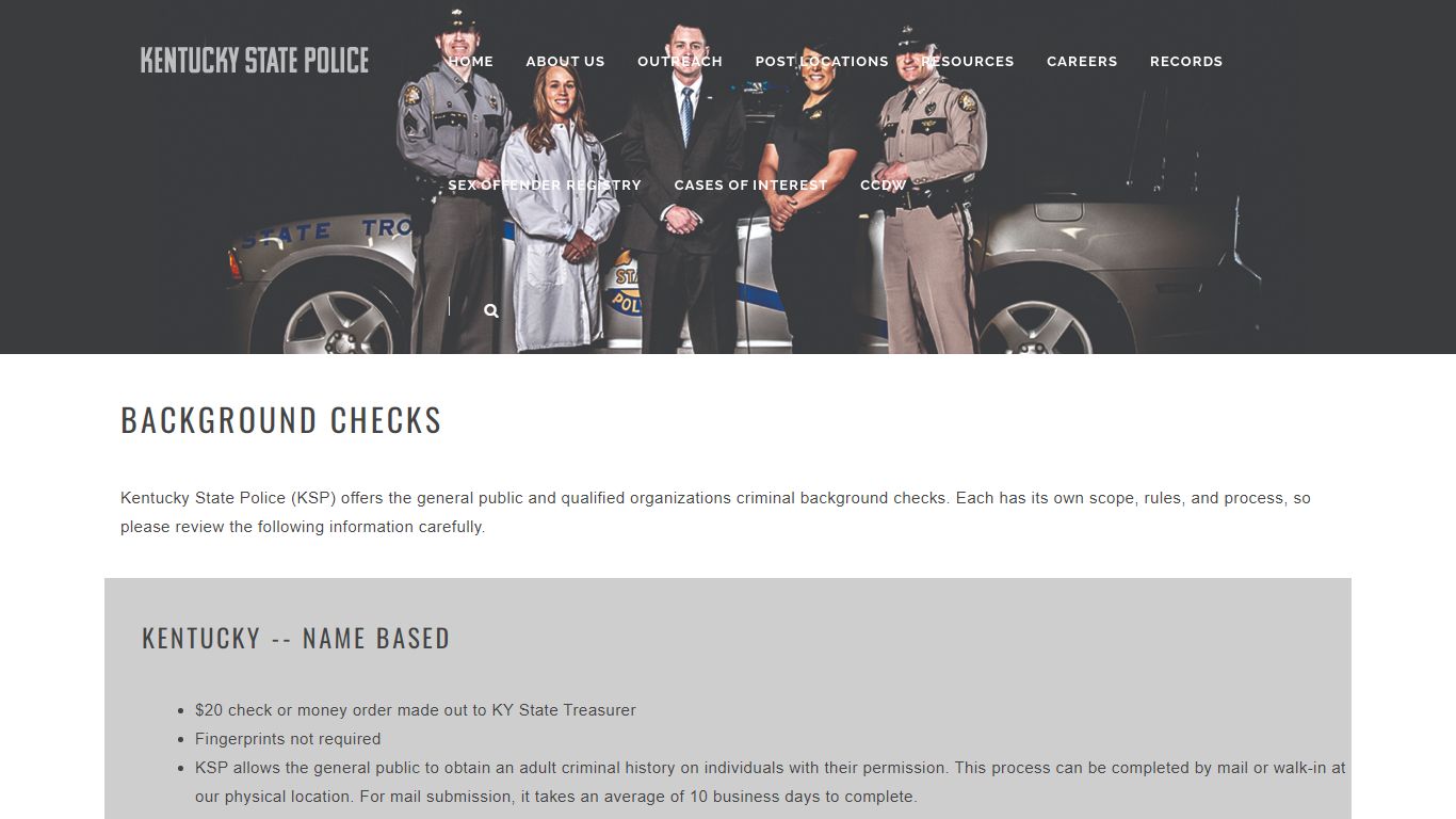 Background Checks – kentuckystatepolice.org